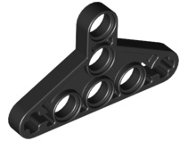 Technic, Liftarm, Modified Triangle Thin 3 x 5 with Full Supports