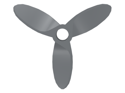 Propeller 3 Blade 5.5 Diameter