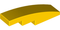 Yellow Slope, Curved 4 x 1