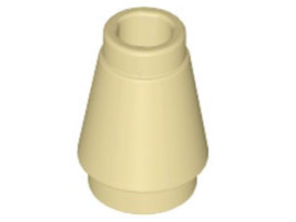 Cone 1 x 1 with Top Groove