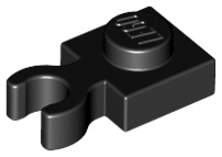 Plate, Modified 1 x 1 with U Clip Thick (Vertical Grip)