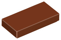 Tile 1 x 2 with Groove