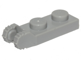 Hinge Plate 1 x 2 Locking with 2 Fingers on End