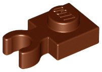 Plate, Modified 1 x 1 with U Clip Thick (Vertical Grip)