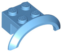 Vehicle, Mudguard 4 x 2 1/2 x 1 with Arch Round