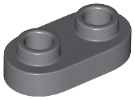 Plate, Round 1 x 2 with Open Studs