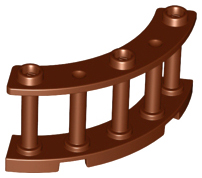 Fence 4 x 4 x 2 Quarter Round Spindled with 3 Studs
