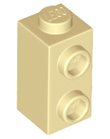Brick, Modified 1 x 1 x 1 2/3 with Studs on Side