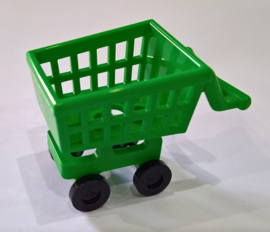 Minifigure, Utensil Shopping Cart Frame with Black Wheels (49649 / 2496)