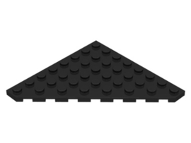 Wedge, Plate 8 x 8 Cut Corner