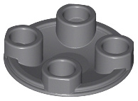 Plate, Round 2 x 2 with Rounded Bottom (Boat Stud)
