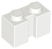 Brick, Modified 1 x 2 with Groove