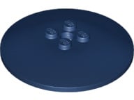 Dark Blue Dish 6 x 6 Inverted (Radar) - Solid Studs