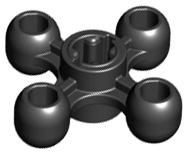 Technic Knob Cog / Gear / Wheel with Axle Hole (+ Orientation)