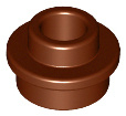Plate, Round 1 x 1 with Open Stud