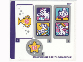 Sticker Sheet for Set 41300 - International Version - (31551/6179047)