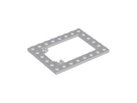 Plate, Modified 6 x 8 Trap Door Frame Horizontal (Long Pin Holders)
