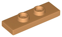 Plate, Modified 1 x 3 with 2 Studs (Double Jumper)