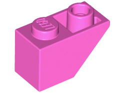 Dark Pink Slope, Inverted 45 2 x 1