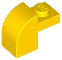 Slope, Curved 2 x 1 x 1 1/3 with Recessed Stud