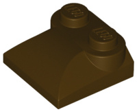 Slope, Curved 2 x 2 x 2/3 with Two Studs and Curved Sides