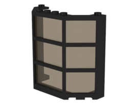 Window 3 x 8 x 6 Bay with Trans-Brown Glass