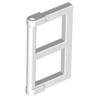 Pane for Window 1 x 2 x 3 with Thick Corner Tabs