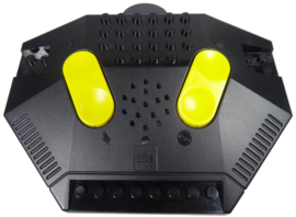 Electric, Train 9V RC Train Remote Control, Dark Bluish Gray Bottom, Yellow Buttons