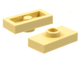 Plate, Modified 1 x 2 with 1 Stud without Groove (Jumper)