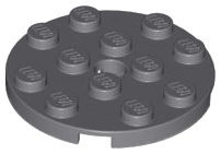 Plate, Round 4 x 4 with Hole
