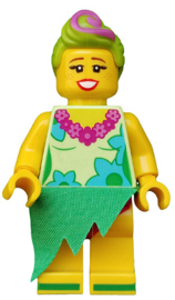 Hula Lula, The LEGO Movie 2 (Minifigure Only without Stand and Accessories)
