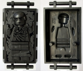 Minifigure, Utensil Carbonite Block with Bar Handles with Han Solo Pattern