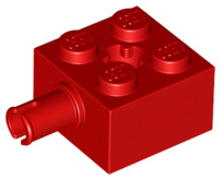 Brick, Modified 2 x 2 with Pin and Axle Hole
