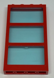 Window 1 x 4 x 6 with 3 Panes with Trans-Light Blue Glass (57894 / 57895)