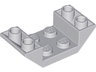 Slope, Inverted 45 4 x 2 Double with 2 x 2 Cutout