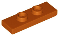 Plate, Modified 1 x 3 with 2 Studs (Double Jumper)