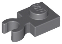 Plate, Modified 1 x 1 with U Clip Thick (Vertical Grip)