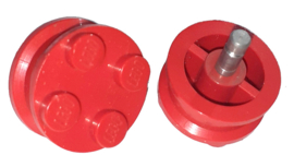 Wheel with 4 Studs and Metal Axle