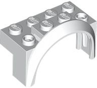 Vehicle, Mudguard 4 x 2 1/2 x 2 with Arch Round