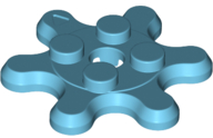 Plate, Round 2 x 2 Gear 6 Tooth
