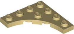 Plate, Modified 4 x 4 with 3 x 3 Curved Cutout
