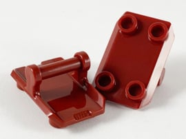 Plate, Modified 2 x 3 Inverted with 4 Studs and Bar Handle on Bottom (Rocker Plate)