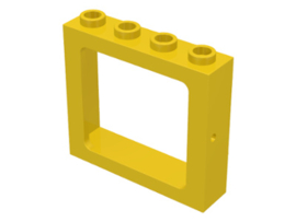 Window 1 x 4 x 3 Train - Hollow Studs