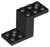 Bracket 5 x 2 x 2 1/3 with 2 Holes and Bottom Stud Holder