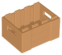 Container, Crate 3 x 4 x 1 2/3 with Handholds