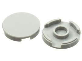 Tile, Round 2 x 2 with Bottom Stud Holder