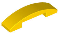 Yellow Slope, Curved 4 x 1 x 2/3 Double