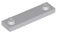Plate, Modified 1 x 4 with 2 Studs with Groove