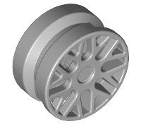 Wheel 11mm D. x 6mm with 8 'Y' Spokes