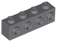 Brick, Modified 1 x 4 with Studs on Side